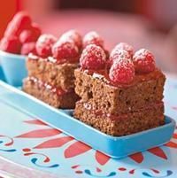 Biscuits au chocolat et aux framboises