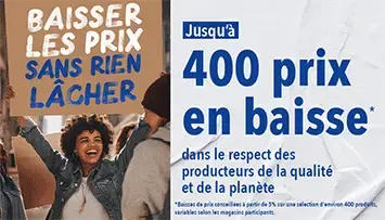 On baisse nos prix, pas nos exigences On baisse nos prix, pas nos exigences
